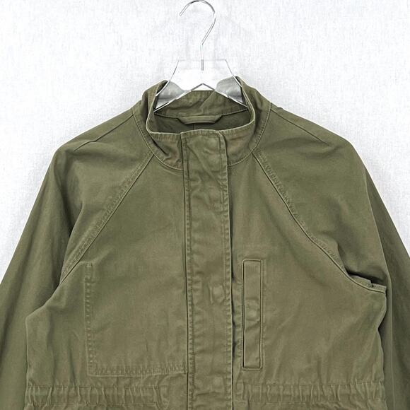 MADEWELL Northover Utility Jacket Womens Large Desert Olive Green Army Surplus - Picture 7 of 16